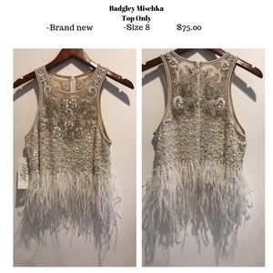 NEW WITH TAGS! TOP ONLY BY Badgley Mischka
